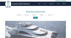 Desktop Screenshot of luxuryyachtcharters.com