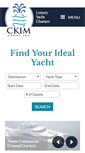 Mobile Screenshot of luxuryyachtcharters.com